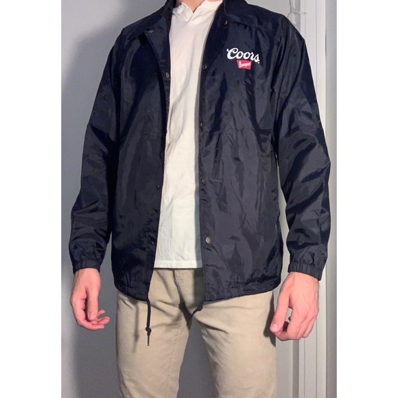 Brixton Coors Banquet Windbreaker Size 